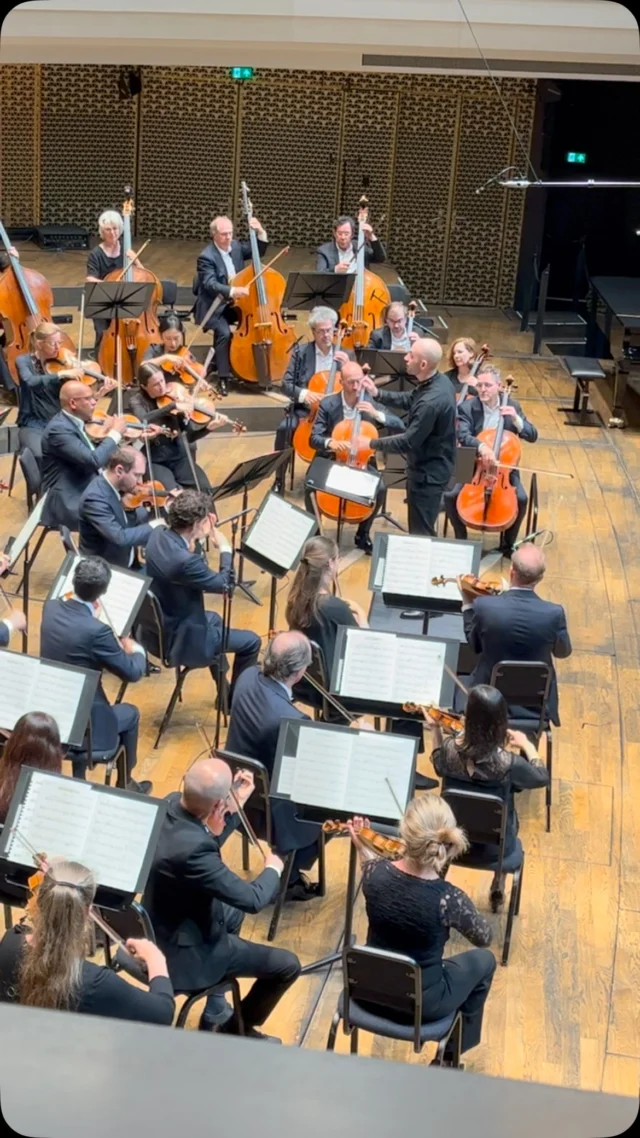 I am so proud of @c.esar_ramos.conductor whom conducted @residentieorkest during his graduation from the  Dutch National Master in Orchestral Conducting. What an amazing journey since his first conducting lesson with me in Havana. #orchestra #orchestra #symphony #poulenc #shostakovich