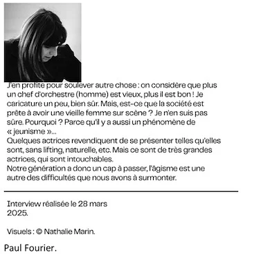 Extrait d’une longue interview de Paul Fourier. https://cult.news/scenes/opera/nathalie-marin-nous-devons-faire-connaitre-les-oeuvres-des-grandes-compositrices/. @women__conductors @womeninmusicmujeresenmusica #orchestras #symphonies